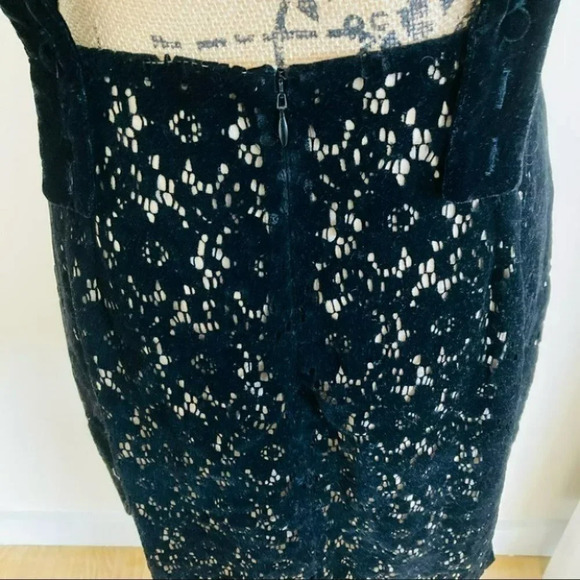 Anthropologie Nightcap Ruffled Velvet Lace Dress Size Small NWT $358 - Picture 9 of 16